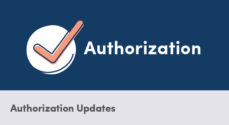 Authorization Updates